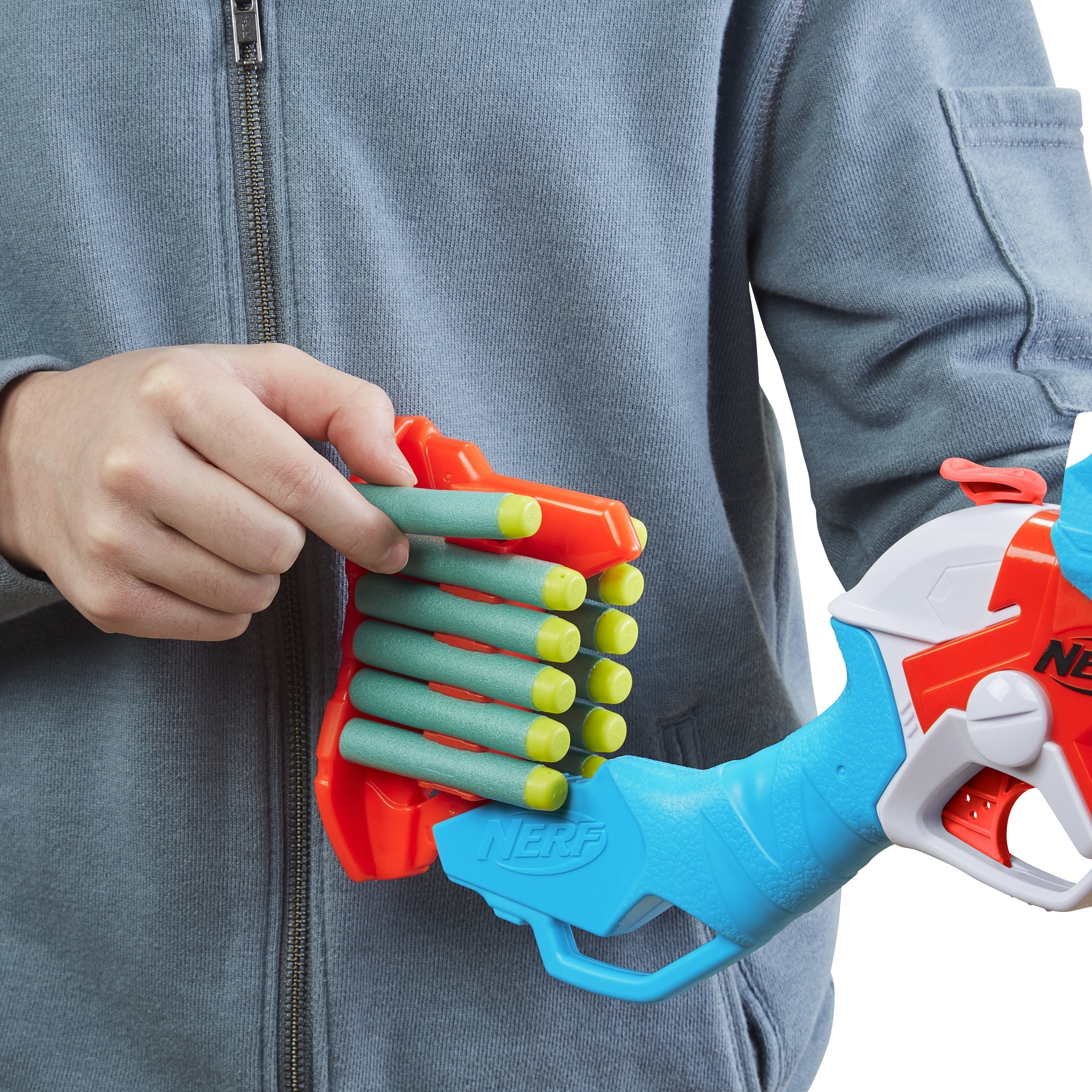 Pistola Nerf Hasbro Nerf Dinosquad Tricera Blast,  F0803eu4