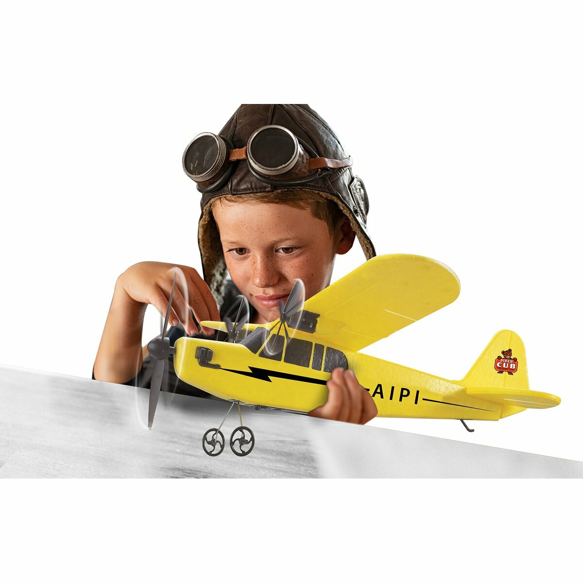 Jamara Piper J3-Cub Modelo Controlado Por Radio Avión Motor Eléctrico