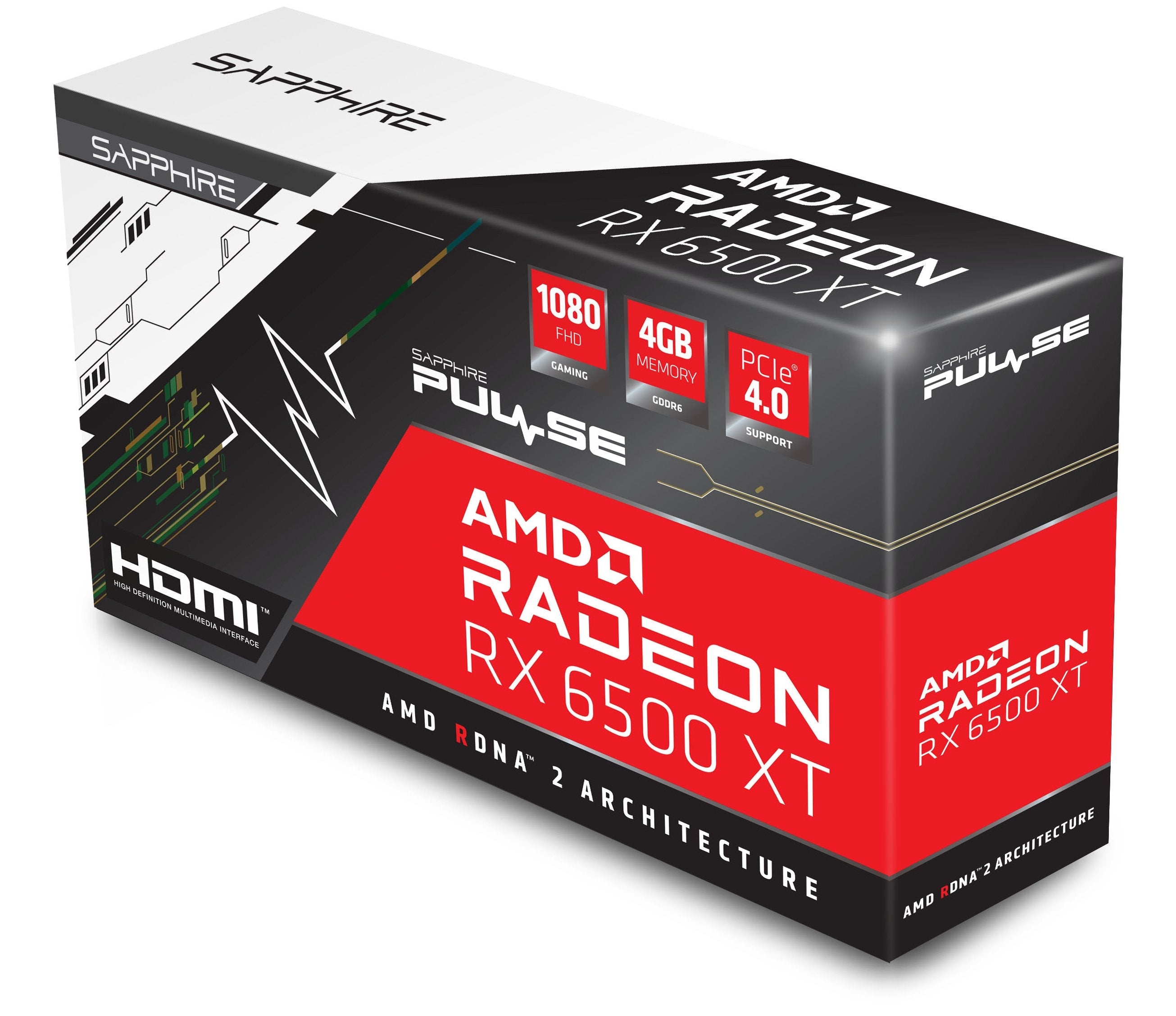EAN 4895106295537 - Sapphire PULSE Radeon RX 6500 XT AMD 4 GB GDDR6 imagen 6