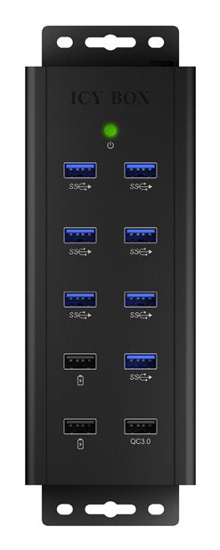 EAN 4250078166849 - ICY BOX IB-HUB1703-QC3 USB 3.2 Gen 1 (3.1 Gen 1) Type-B 5000 Mbit/s Negro imagen 5