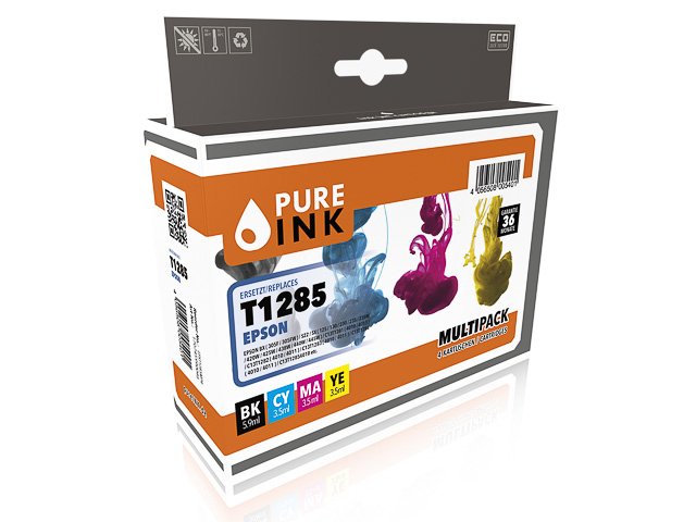 Pure 170745990046 Epson T1285 Bx Schwarz, Cyan, Magenta, Gelb