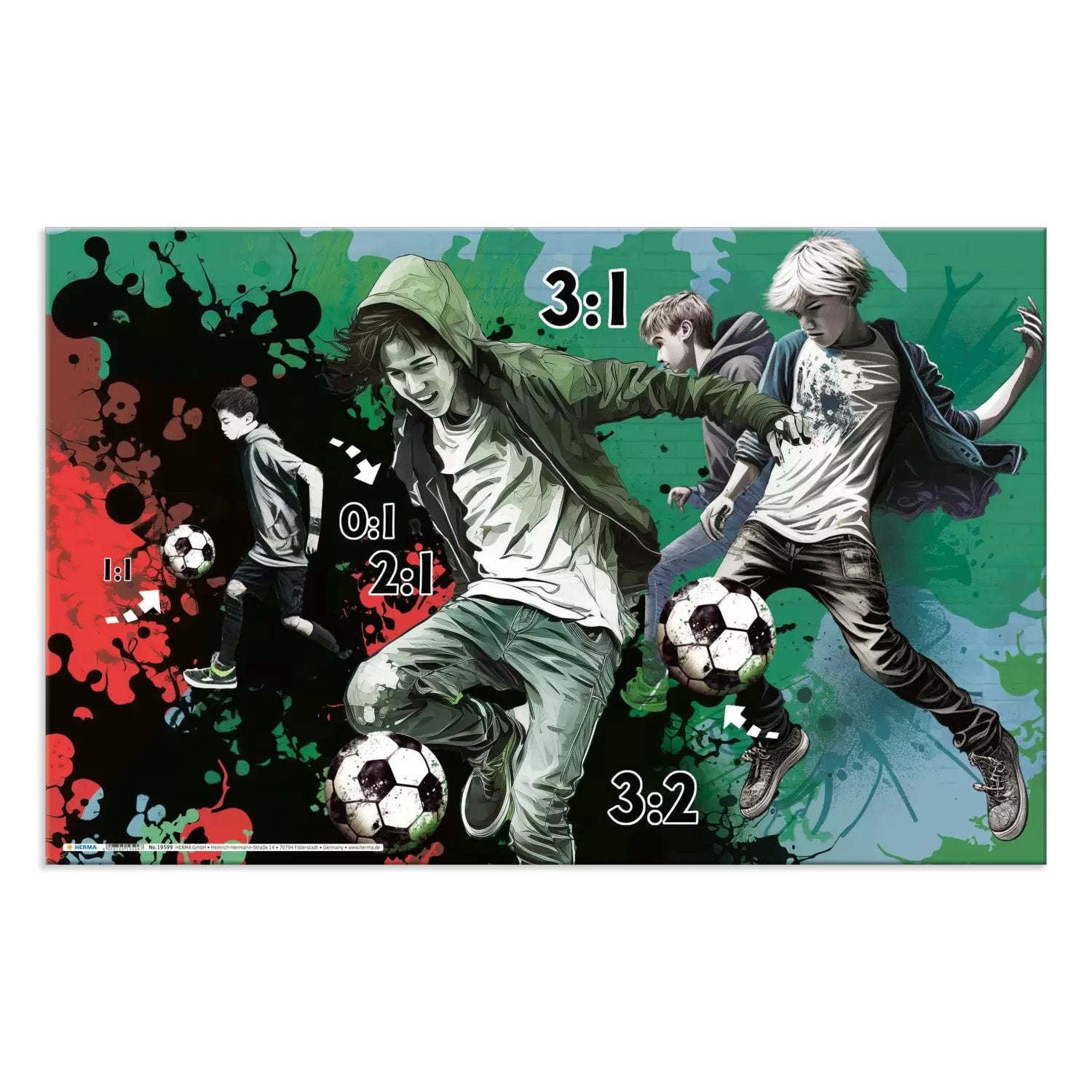 EAN 4008705949880 - HERMA 19599 protector de escritorio Cartón Multicolor imagen 3