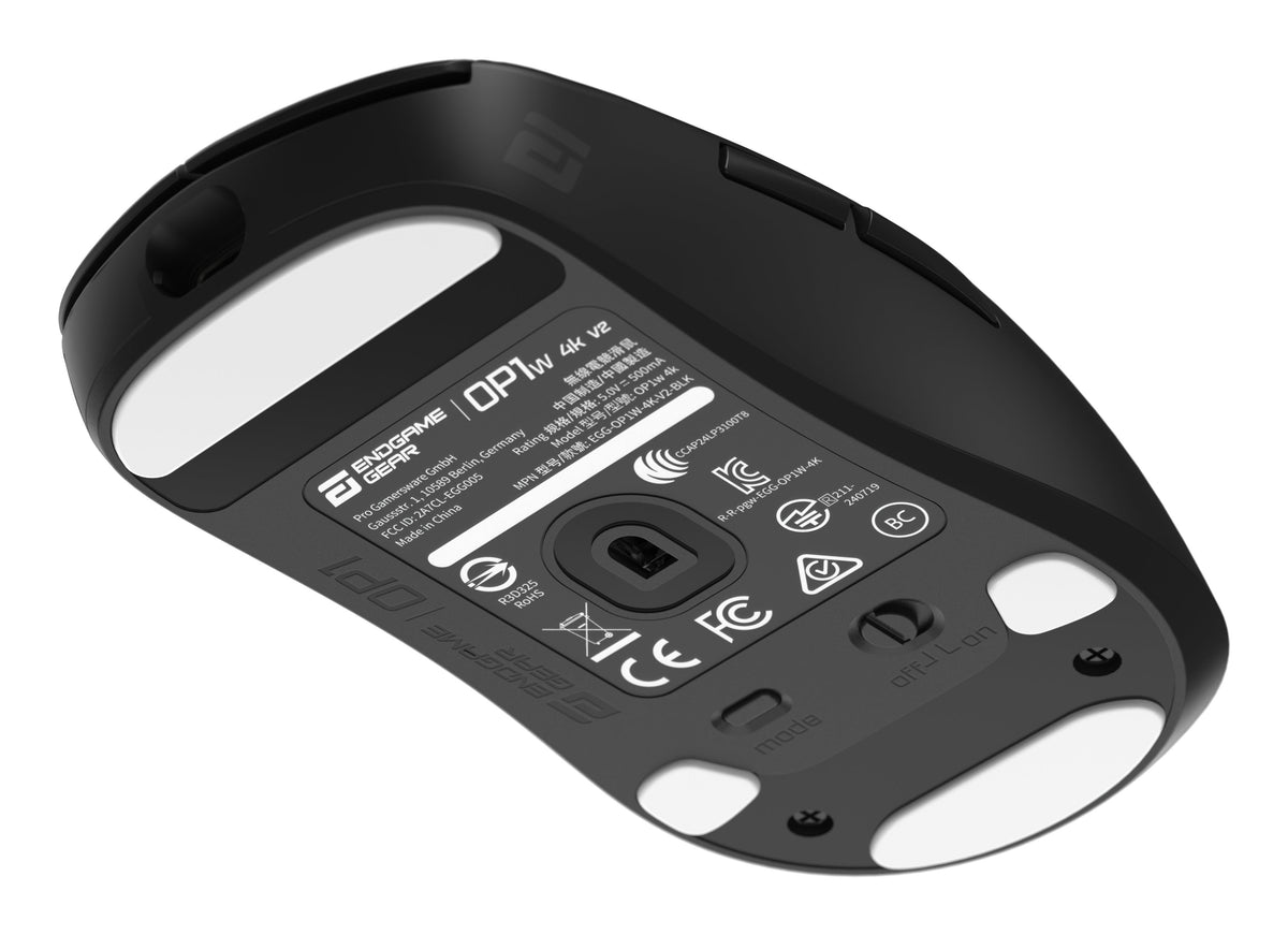 Endgame Gear Op1w 4k V2 Wireless Gaming Ratón, 4,000hz - Negro