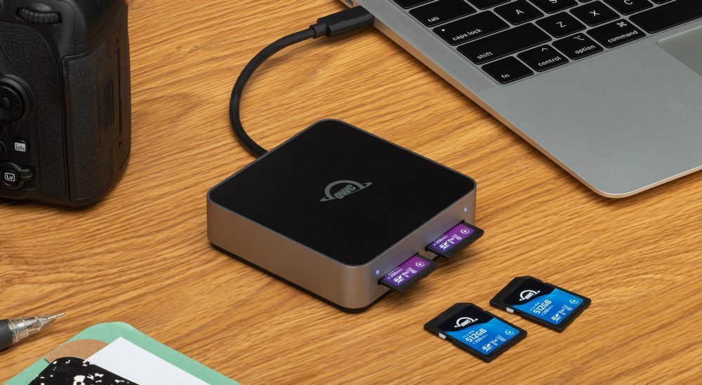 Owc Atlas Dual Sd Card Reader, Lector De Tarjetas De Aluminio Owctcdsdrdr