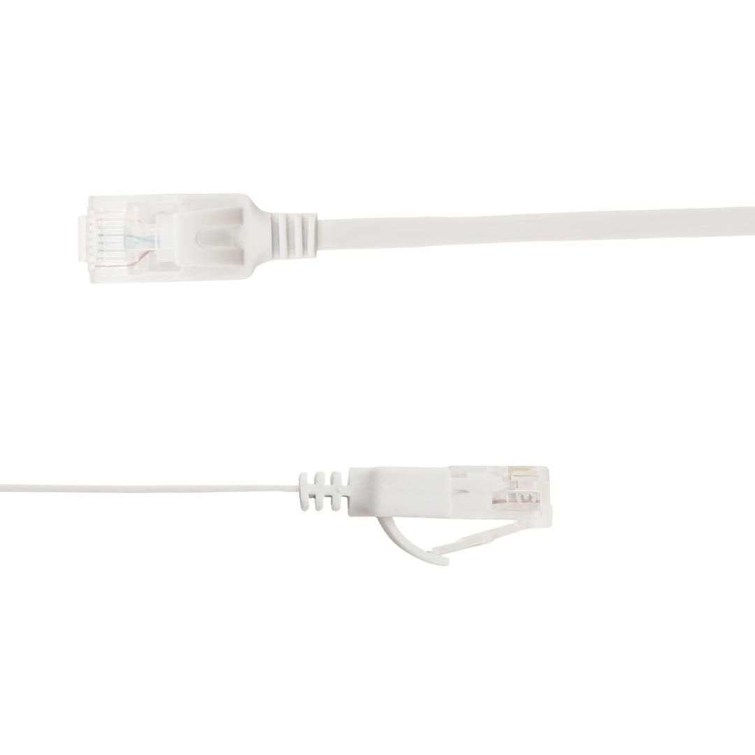 Flat U/Utp Cat6a White 1.5m Awg 34/7, Pvc, 1x4mm Utp-Fl6a-00150-Wh