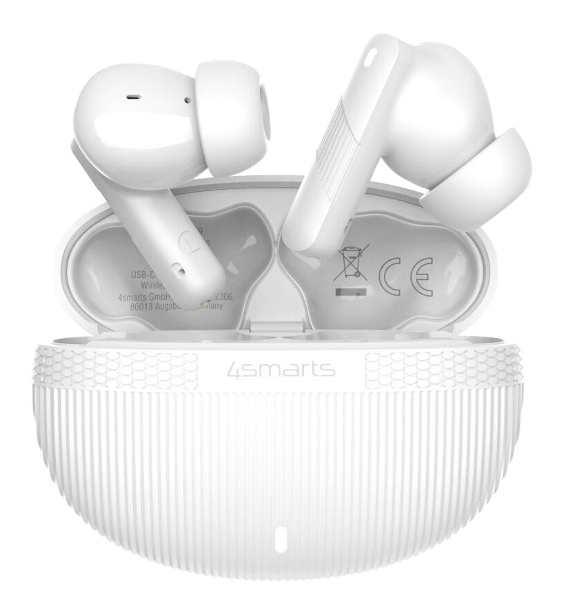 4smarts Wireless Auriculares Skybuds Pro Anc, Blanco