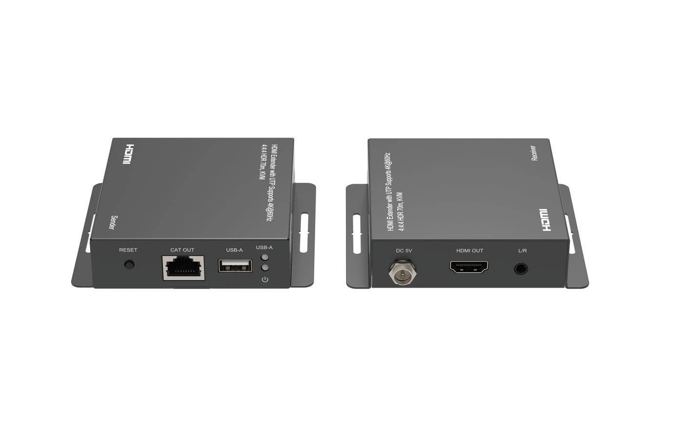 4k@60hz Hdmi Extender With  Kvm Function Over Ethernet,