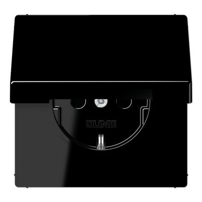 Jung Ls1520klsw Schuko Steckdose M.Klappd. 16a 250v Ls Schwarz