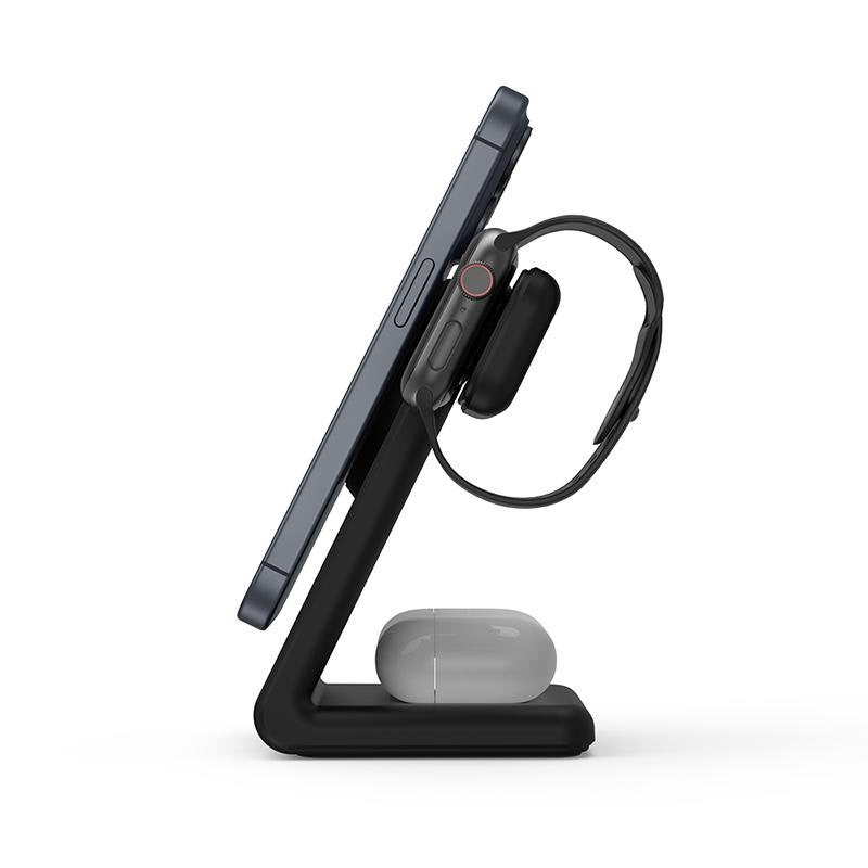 EAN 5904310703529 - Crong CRG-MSPS-BLK cargador de dispositivo móvil Reloj inteligente Negro Lightning, USB Cargador inalámbr imagen 4