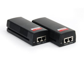Poe Injector Adapter Level One  Cat5e Pasa Datos Y Alimentacion Por El Mismo Cable Hasta 100 Mts