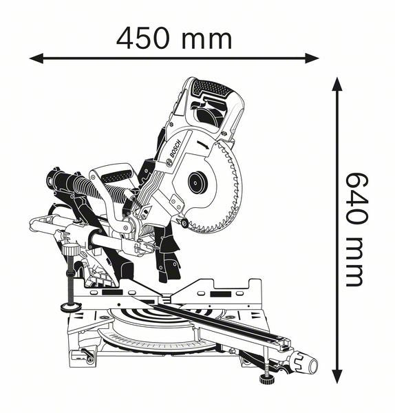 EAN 3165140654364 - Bosch GCM 8 SDE Professional 5000 RPM 1600 W imagen 2
