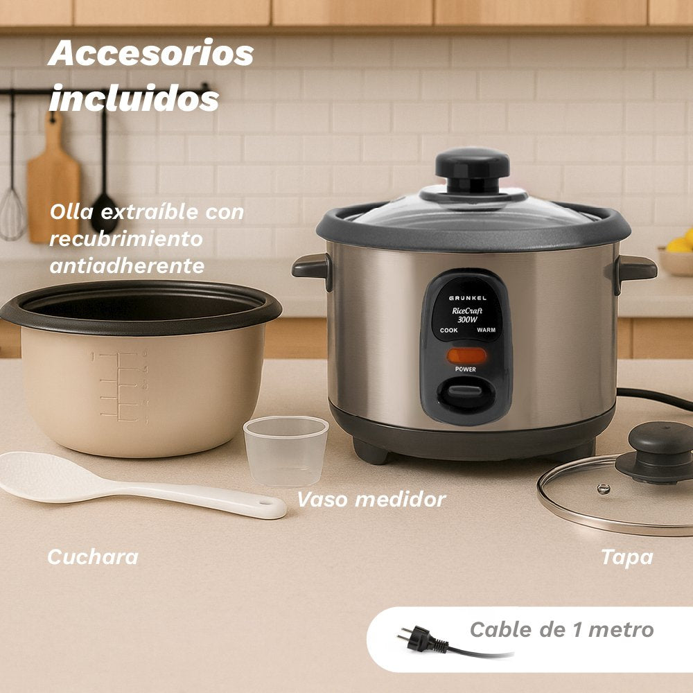 Arrocera Grunkel Rc-18l 1000w Capacidad 1.8l