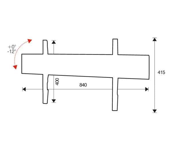 Itb Om06129 Soporte Para Tv 2,03 M (80") Negro