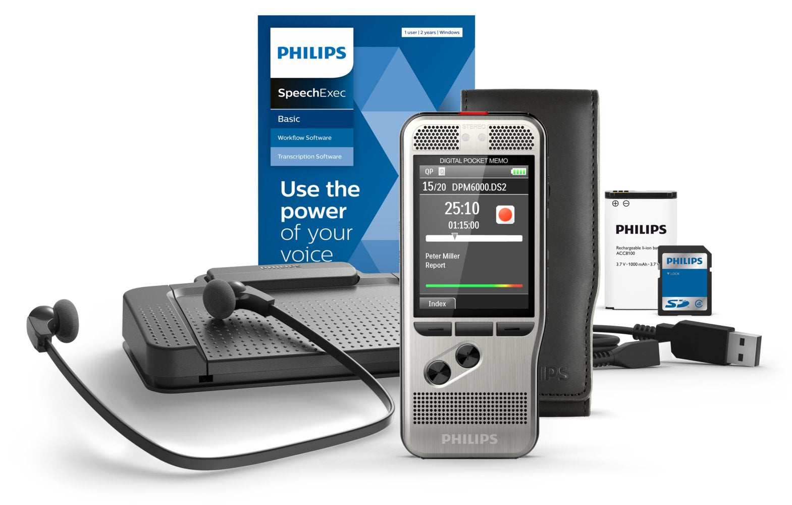 EAN 9120056503155 - Philips DPM6700/03 sistema de traducción/ transcripción Pedal de control imagen 2