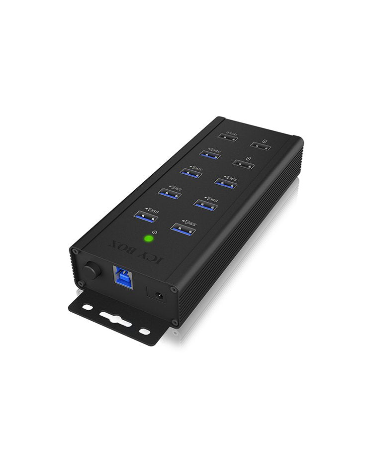 EAN 4250078166849 - ICY BOX IB-HUB1703-QC3 USB 3.2 Gen 1 (3.1 Gen 1) Type-B 5000 Mbit/s Negro imagen 8