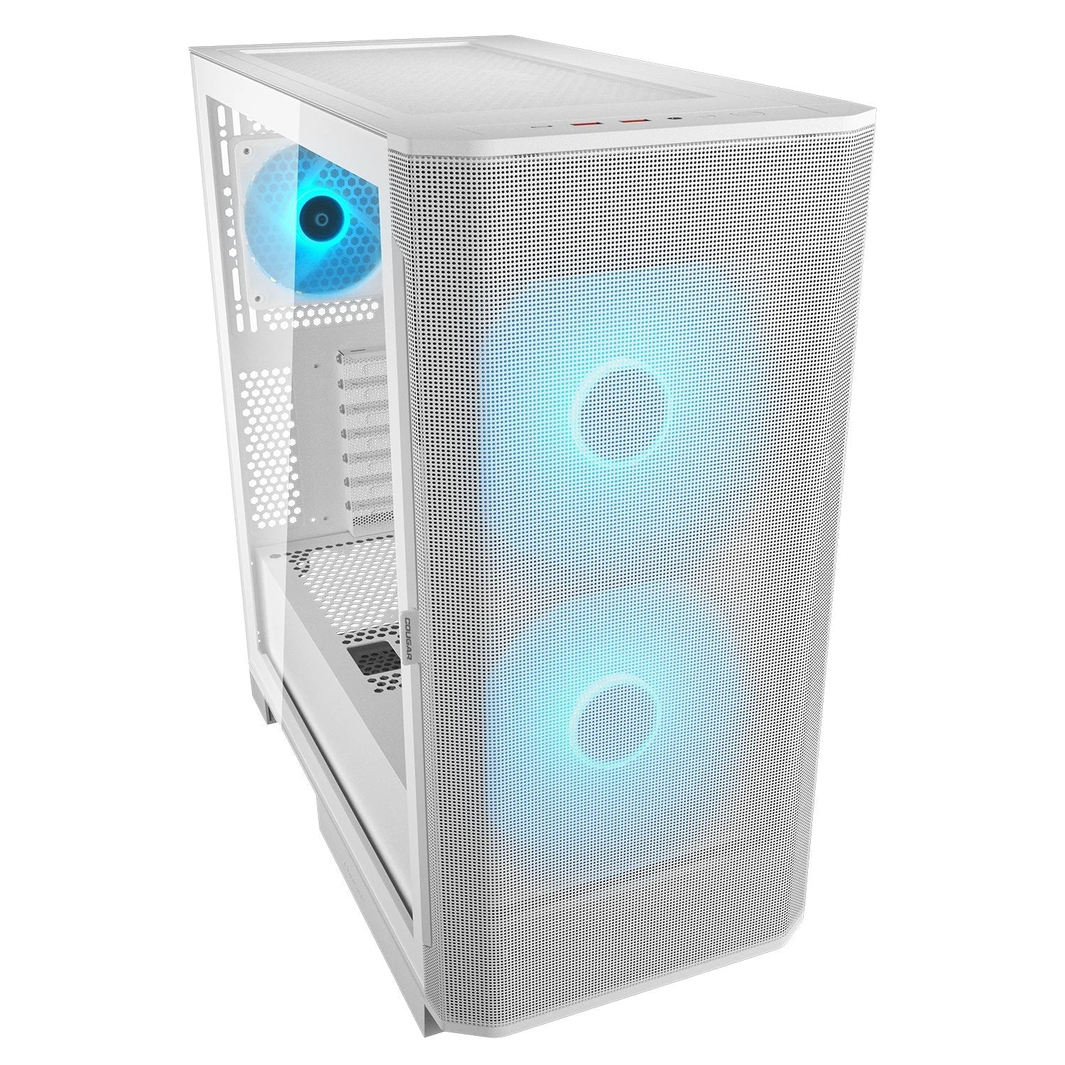 Cougar Caja Midi-Tower Airface Flo, Argb, Blanco