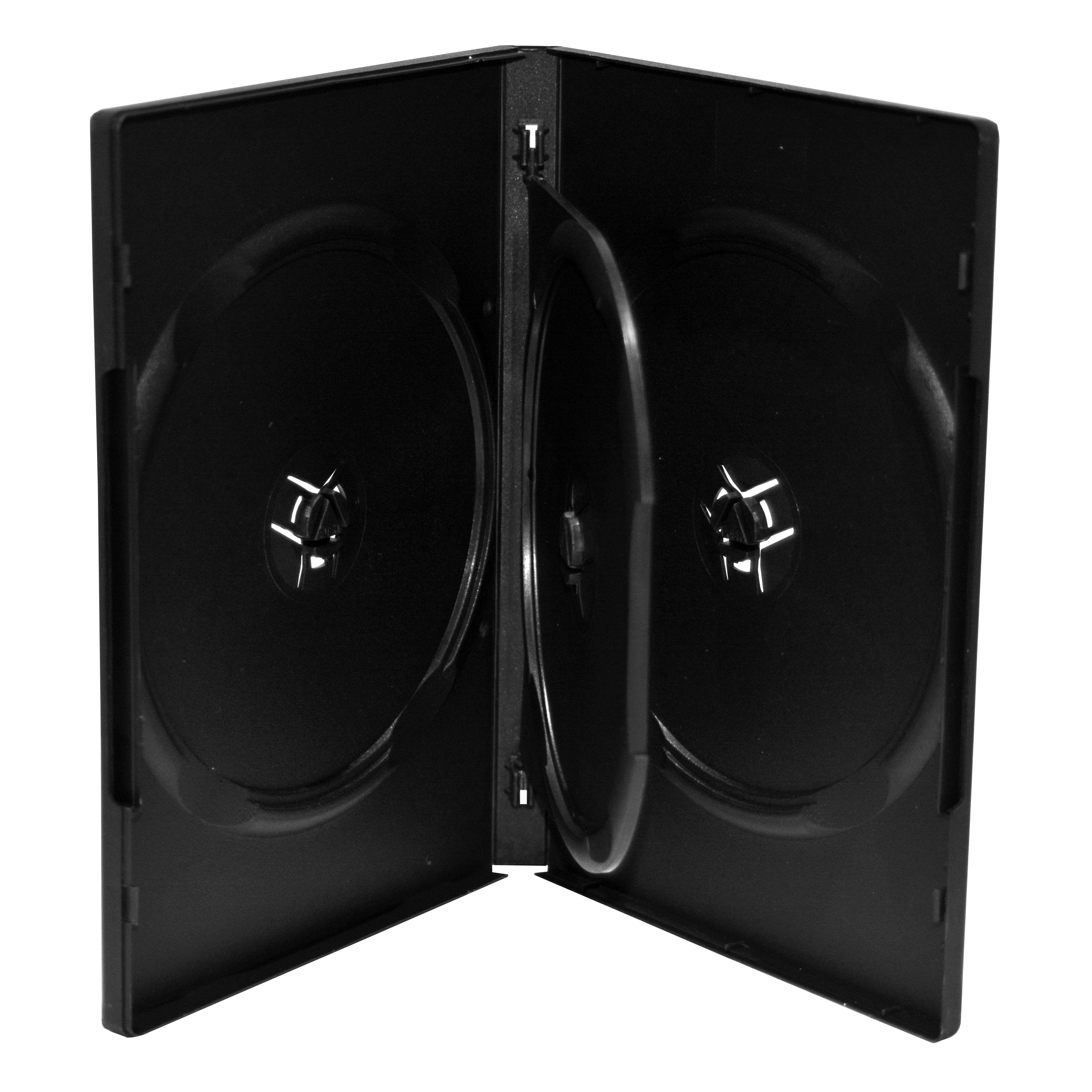 EAN 4260057123541 - MediaRange BOX35-3 funda para discos ópticos Funda de DVD 3 discos Negro imagen 1
