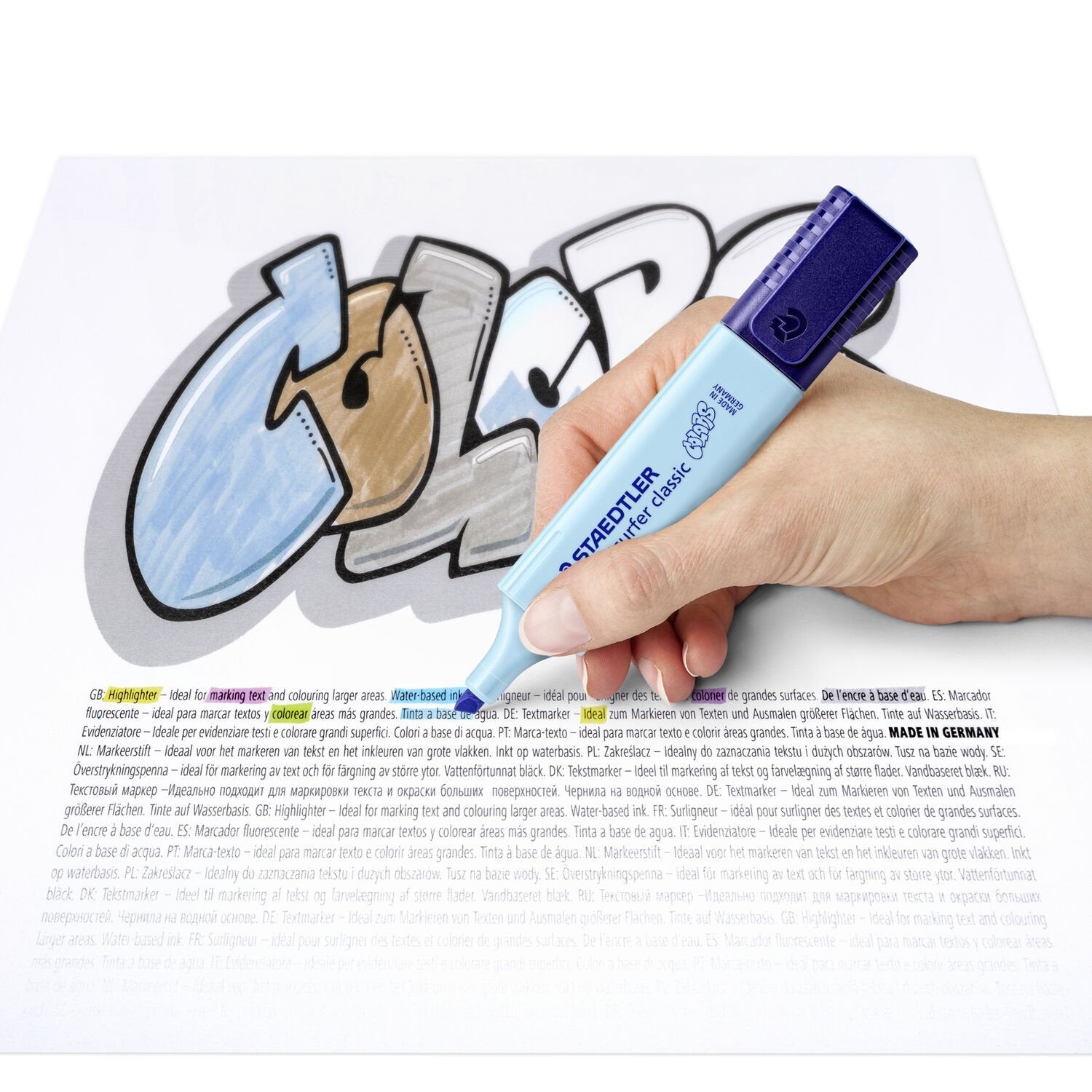 Staedtler Estuche 8 Marcadores Fluorescentes Textsurfer Classic Happy Line C/Surtidos