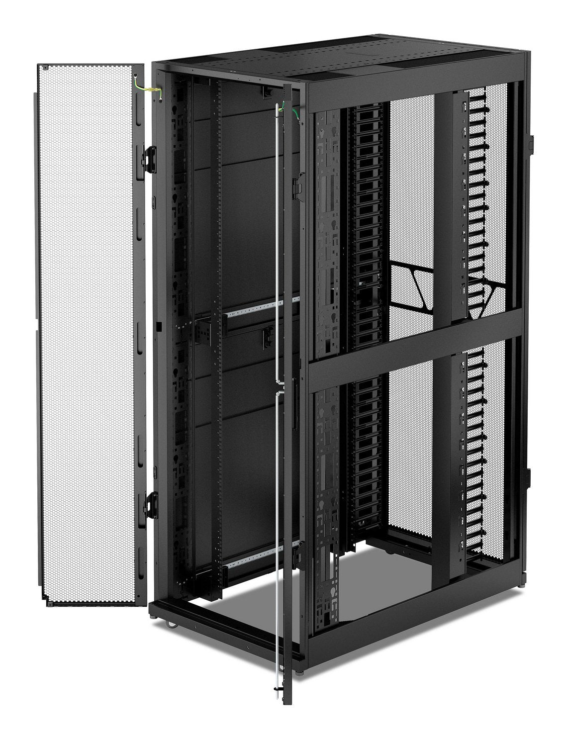Apc Netshelter Sx Gen 2 Rack Armario 1991 Al X 750 An X 1200 P Mm Con Laterales Para Suelo Negro 42u 19" Conforme A La Taa