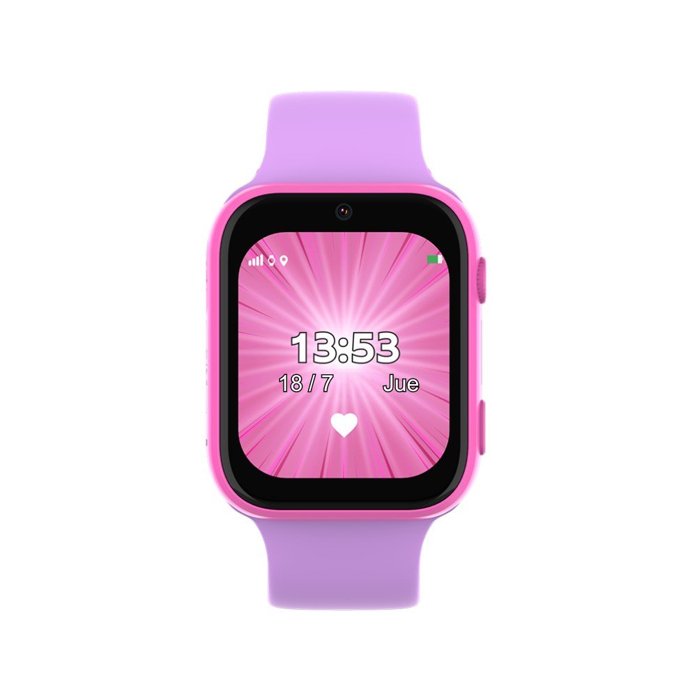 Hola Watch Fiber+ Rosa Smartwatch Para Niños 1.83" 4g