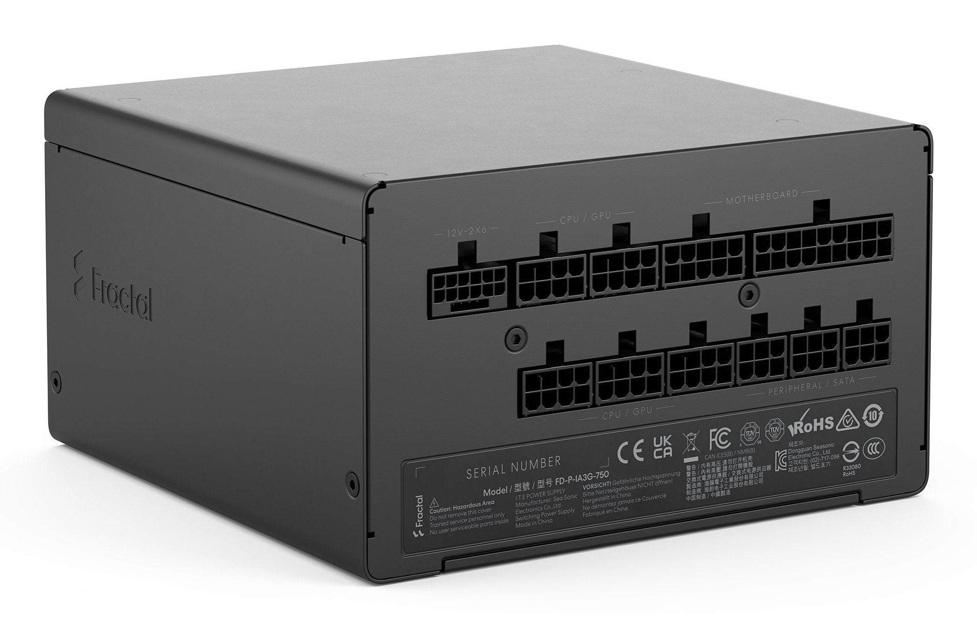 EAN 7340172710257 - Fractal Design Ion 3 Gold 750W unidad de fuente de alimentación 24-pin ATX ATX Negro imagen 1