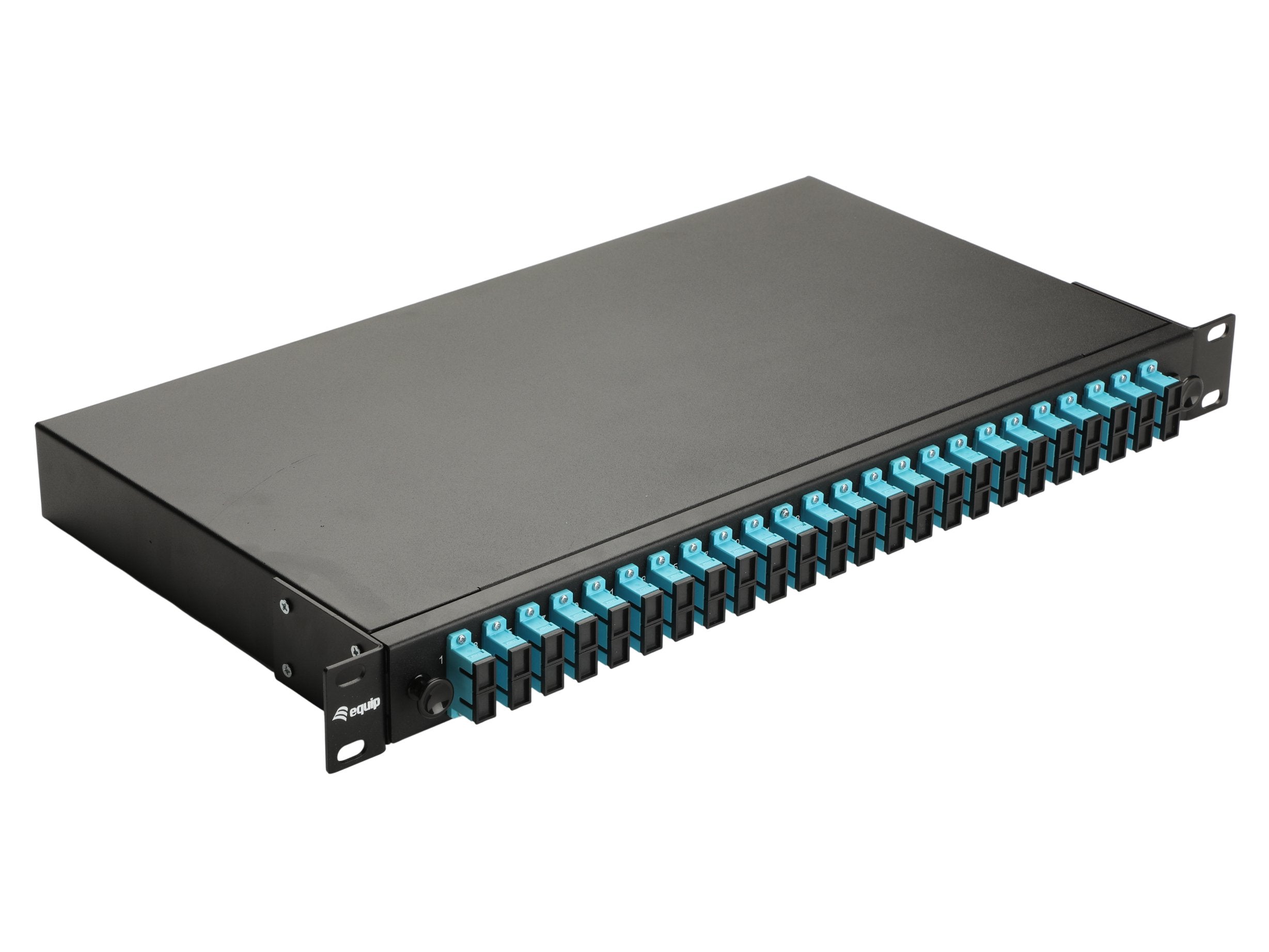 Equip Lwl-Spleisskamen 24-Port Lc-Duplex Om3 1u Komplett Sw