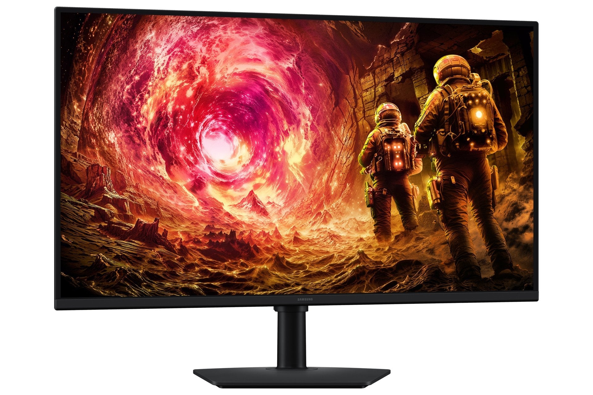 Monitor 32" Dp Hdmi Samsung Ls32fg506euxen Odyssey Qhd Oled 2560x1440 180 Hz 1ms Regulable Negro