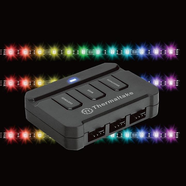 Thermaltake Lumi Rgb Led Magnético Kit Con 3 Niveles De Brillo Ajustable