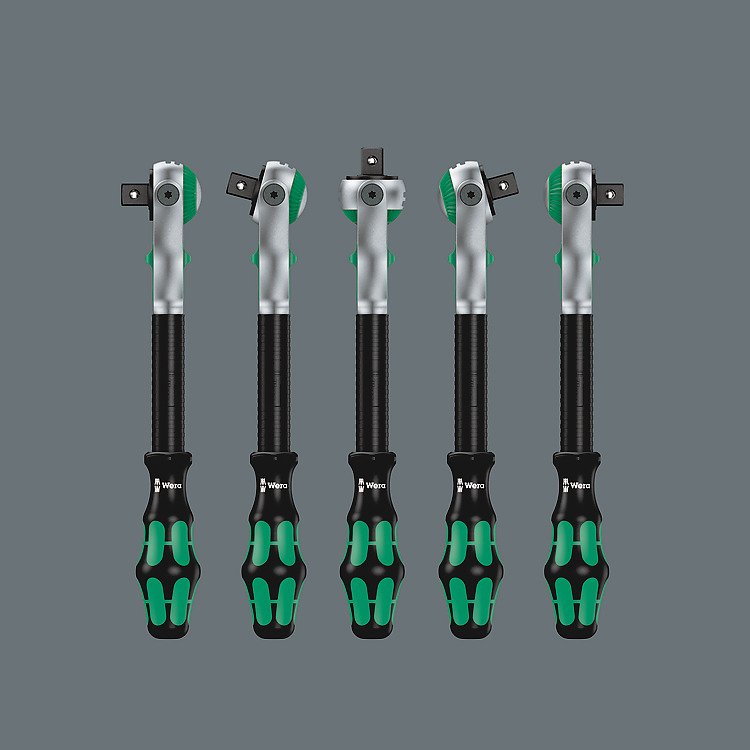 Wera 8100 Sa 9 Zyklop Speed  Juego De Trinquete, 1/4 Drive Imperial