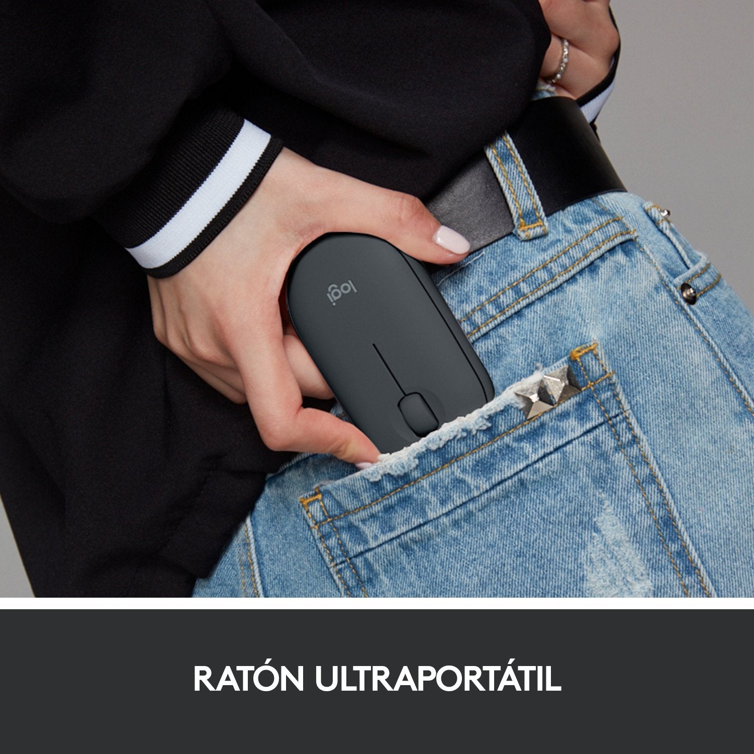 Ratón Inalámbrico Logitech Pebble M350 Grafito 910-005718