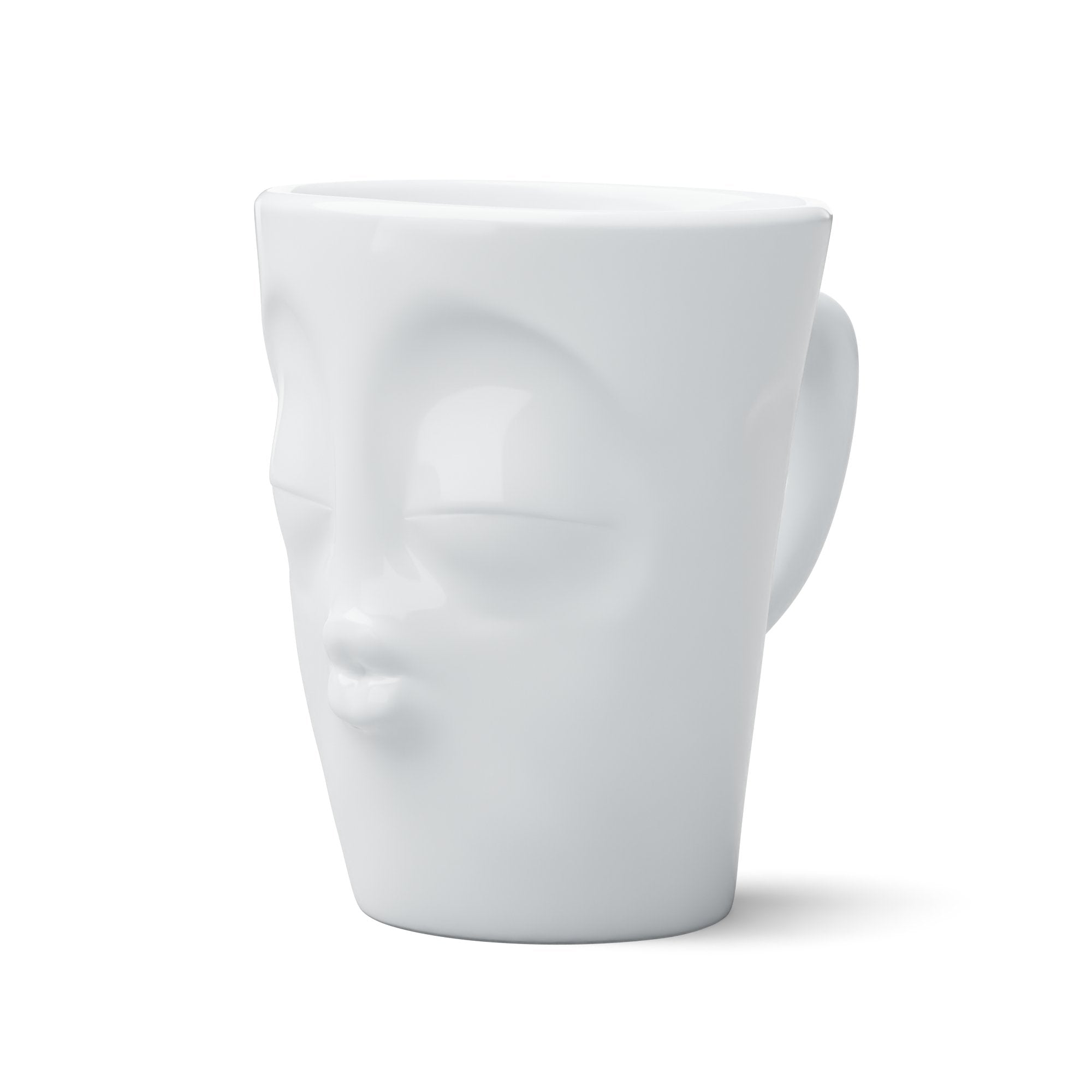 Fiftyeight Henkelbecher 350ml - Küssend Blanco
