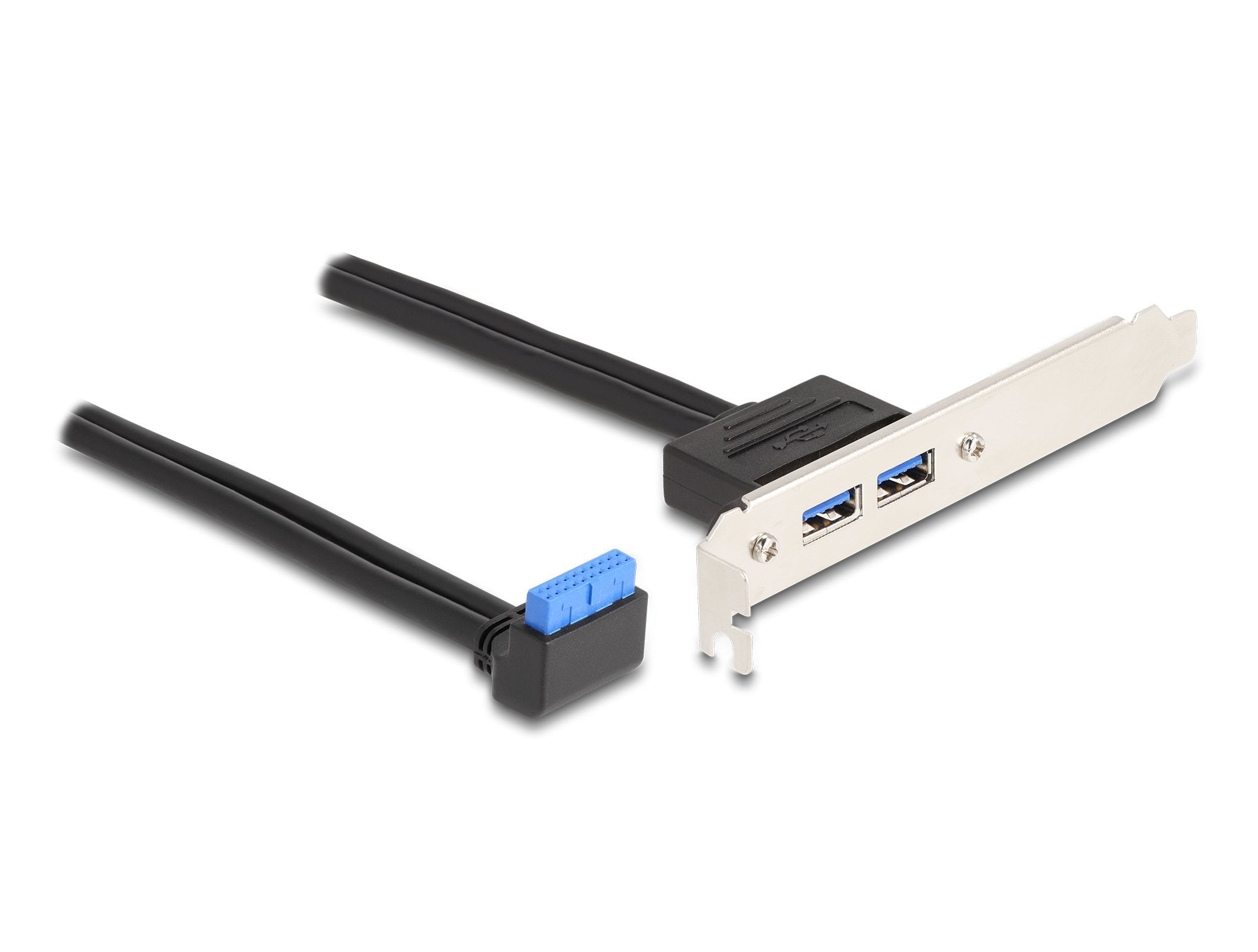 Delock 83015 Soporte 1 X Conector Usb 5 Gbps A 2 X Usb 5 Gbps Tipo-A Hembra De 50 Cm