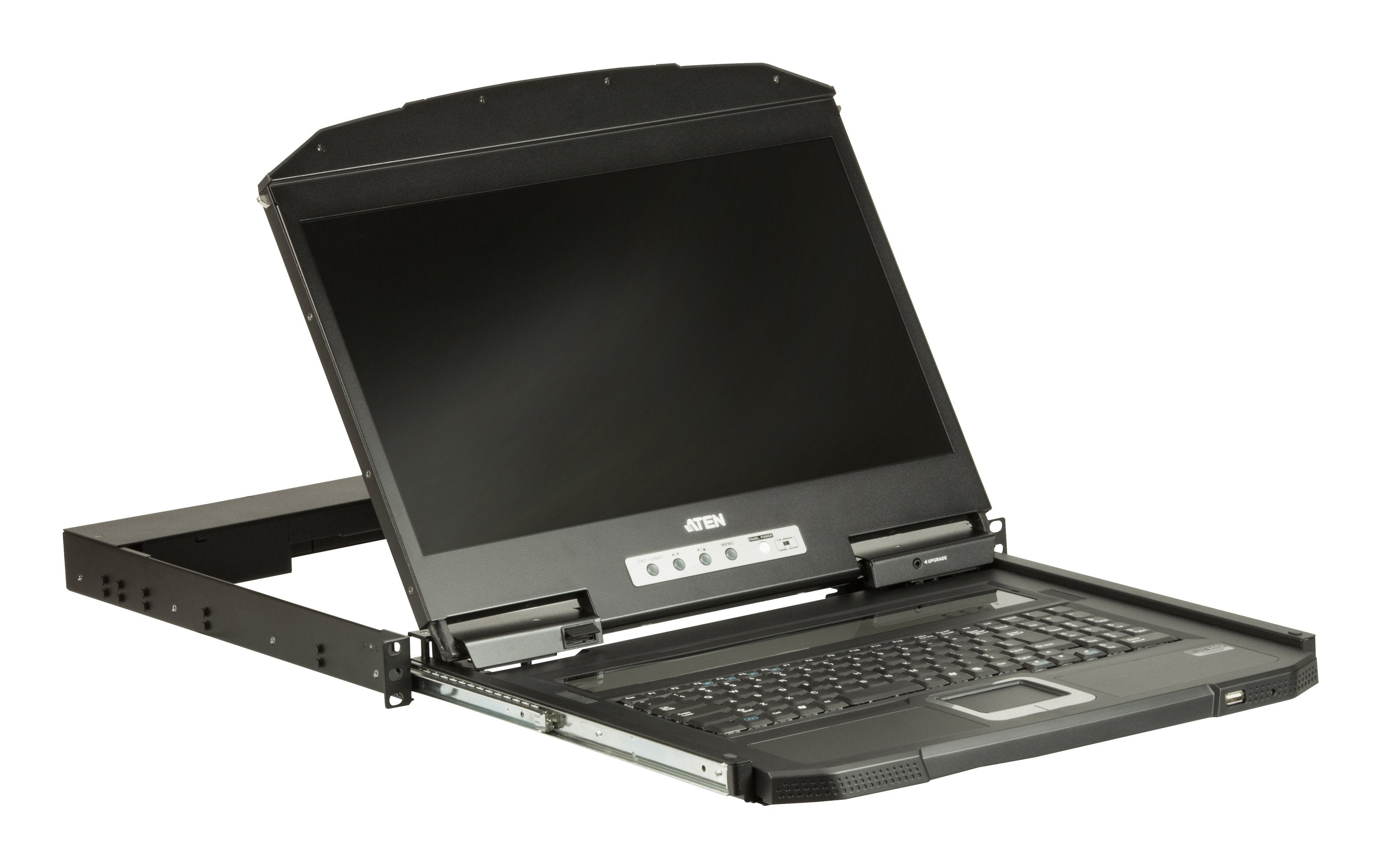 EAN 4710469345043 - ATEN CL3100NX consola de rack 47 cm (18.5") 1366 x 768 Pixeles Metal, Plástico Negro 1U imagen 3