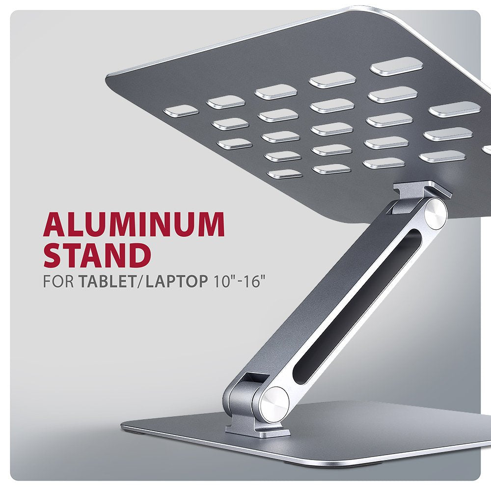 Soporte Axagon Stnd-Lq Gris Para Ordenador Portátil