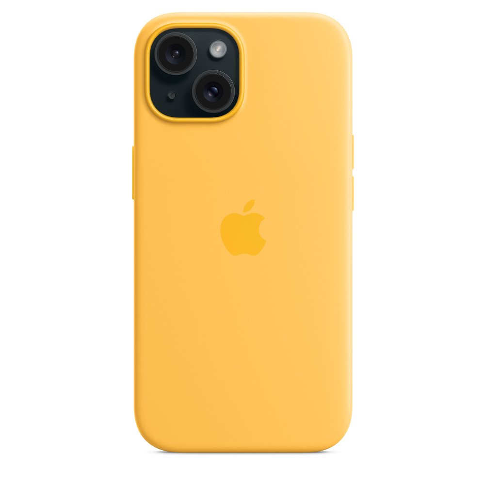 Apple Funda Iphone 15 Silicone Case With Magsafe - Sunshine