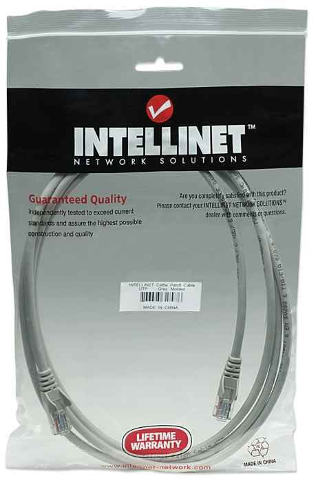 EAN 7666233198124 - Intellinet 319812 cable de red Gris 5 m U/UTP (UTP) imagen 2
