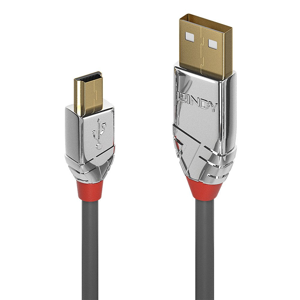 Lindy Usb 2.0 Cable Typ A/Mini-B Cromo Line M/M 5m