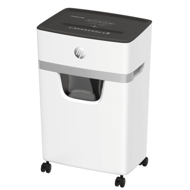 Hp Oneshred 2804 - Destructora De Papel (10 Mc, Nivel De Seguridad P-5, Microcorte, 10 Hojas)