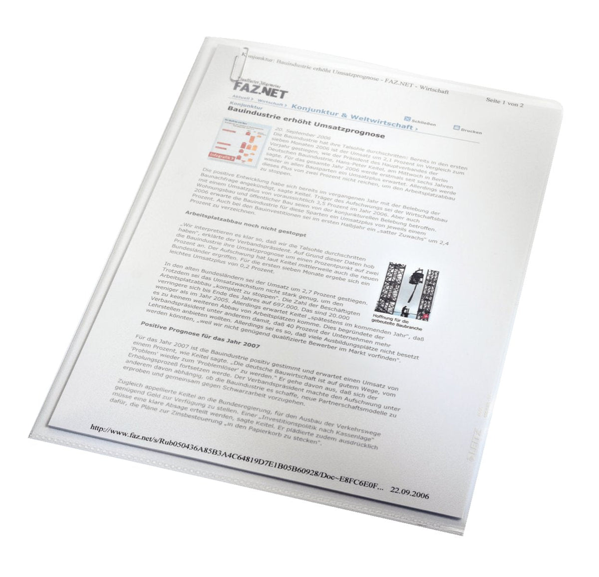 Esselte Leitz Standard - En Forma De L Archivador - Para A4 (210 X 297 Mm)