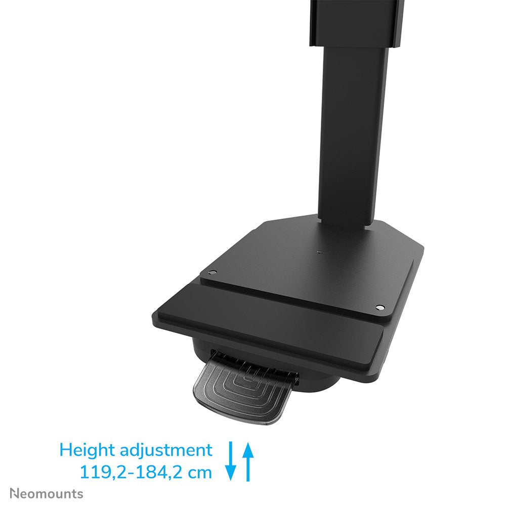 Neomounts Rollwagen 1200x600 -160kg 75-115'' Elektrisch Höv Negro