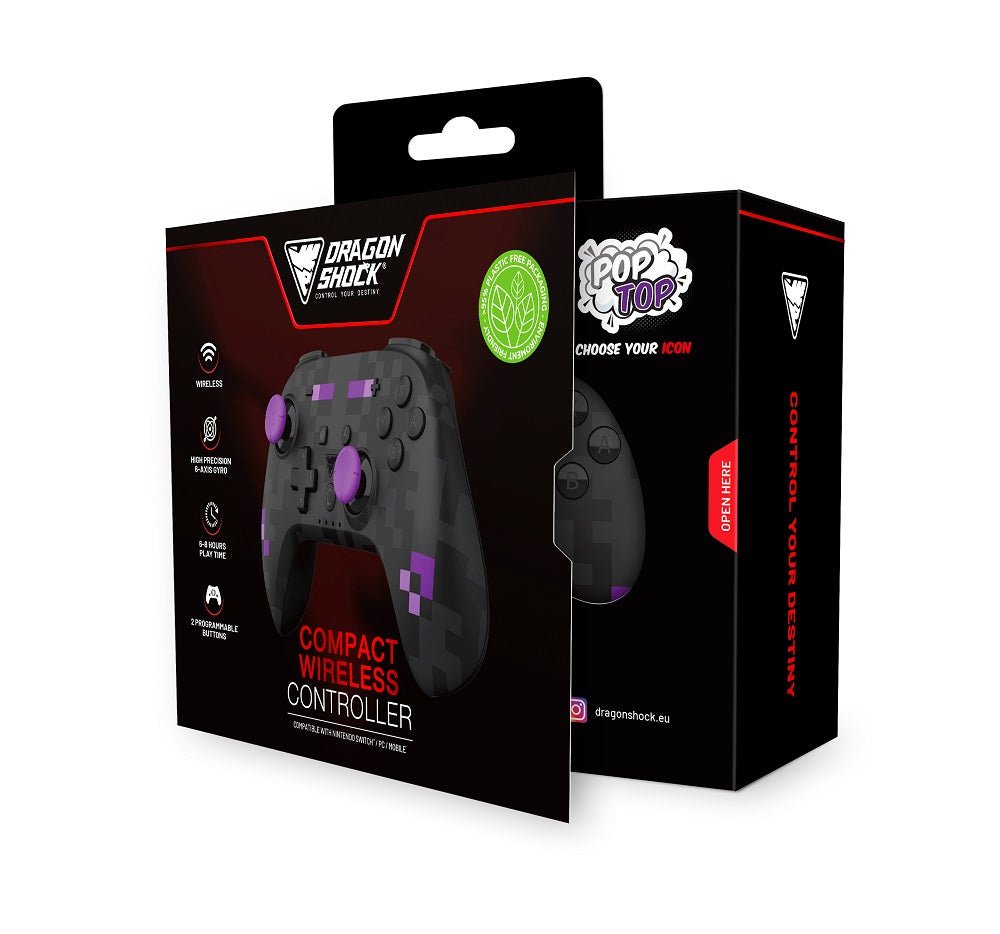 Dragonshock Controller Poptop Wireless Cubes Switch Negro