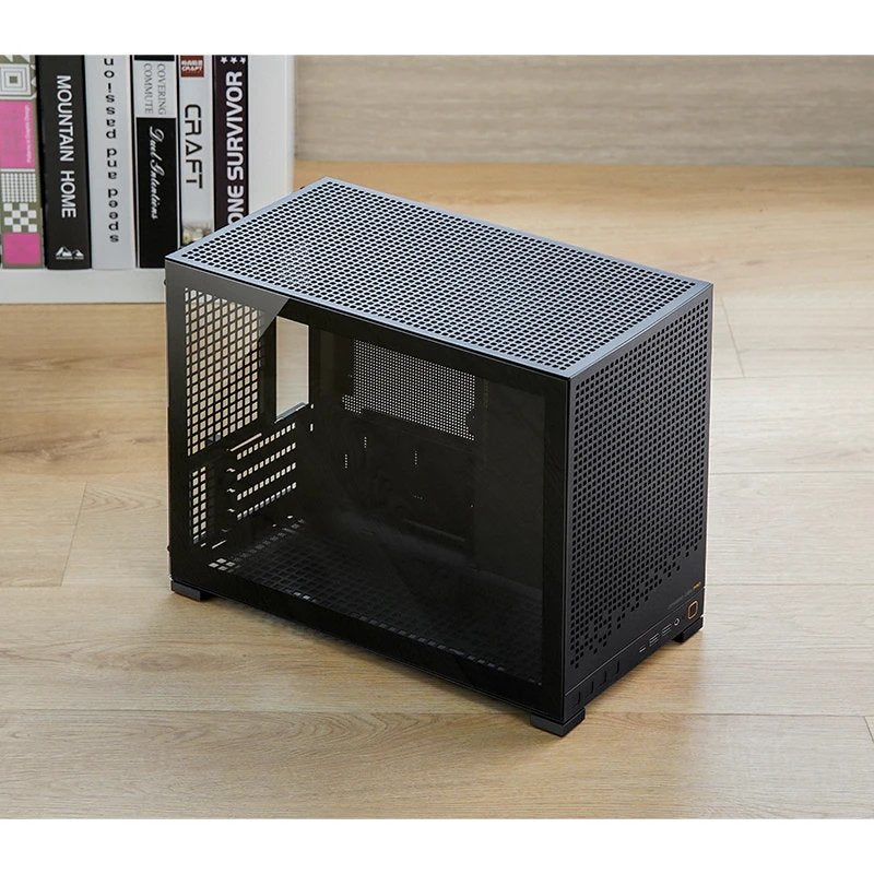Jonsbo D32 Pro Negro Pc-Gehäuse, Mini-Gehäuse, Matx, Tempered Glass - Schwarz