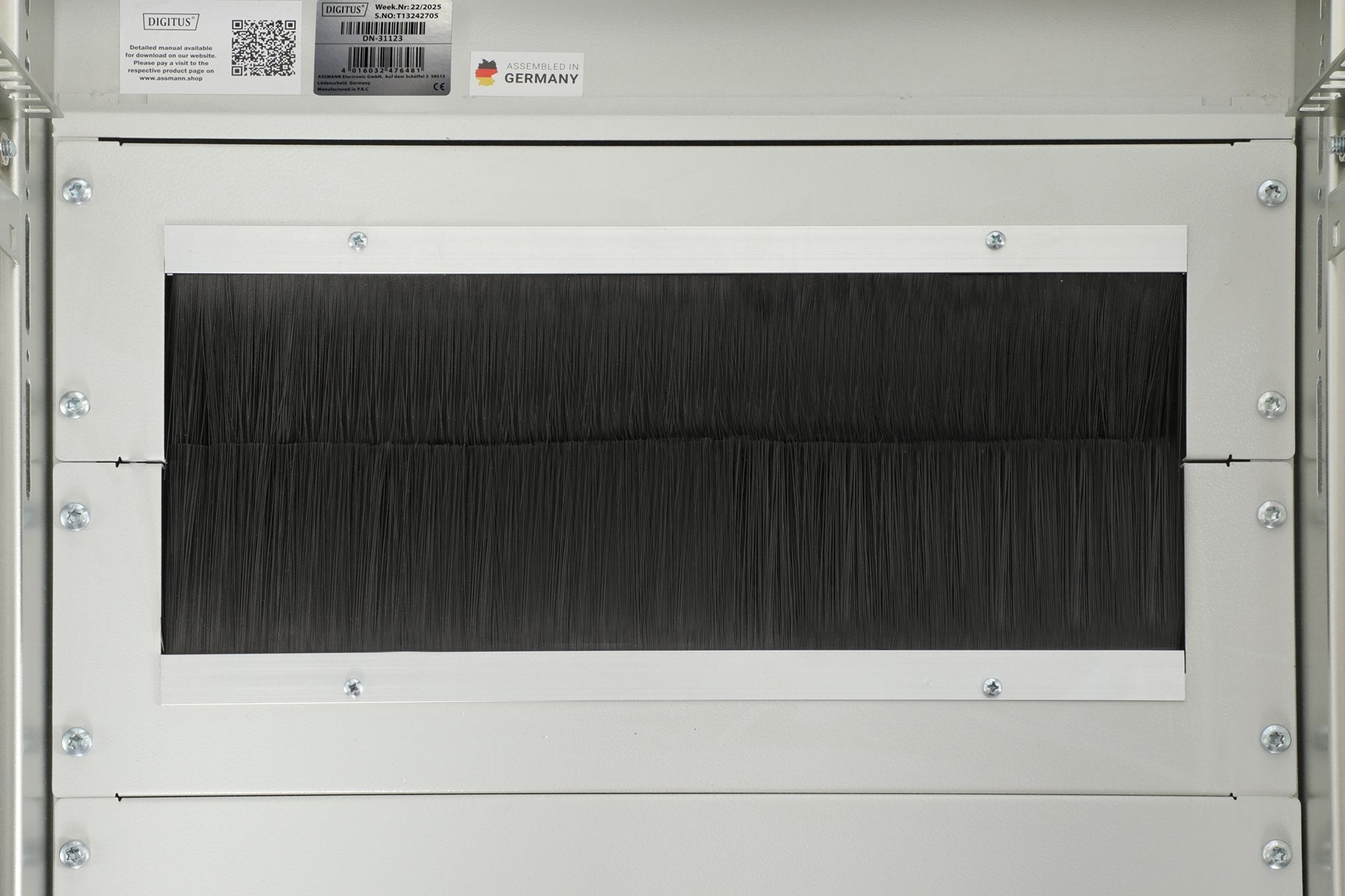 Armario De Red De 42ua Unique, 2053x800x1000 Mm Sin Partes Laterales, Gris