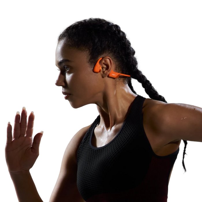 Auriculares  Shokz Openrun Pro 2 Mini Orange De Conducción Ósea Inalámbricos