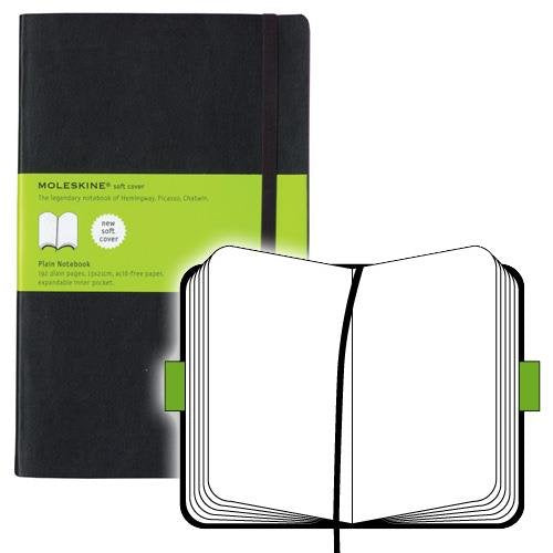 Moleskine Cuaderno Classic Tapa Blanda 240 Paginas Liso Large Negro