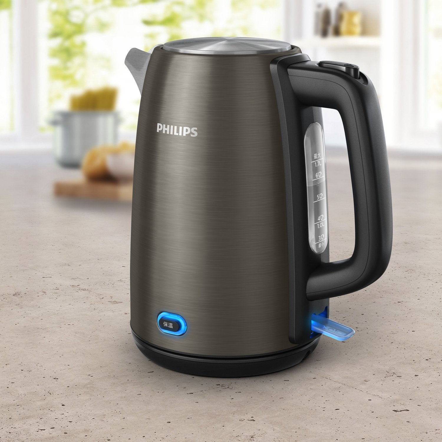 Hervidor Philips Hd9353/90 Viva Collection 1740-2060 W, 1,7 L, Acero Inoxidable, Acero Inoxidable
