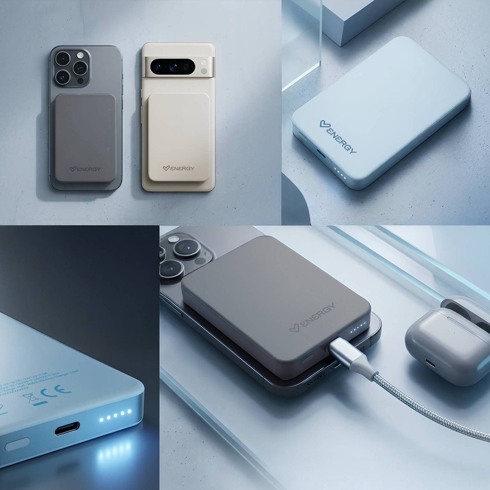EAN 8432426500789 - Energy Sistem Magnetic Powerbank 10000 mAh Cargador inalámbrico Grafito imagen 5