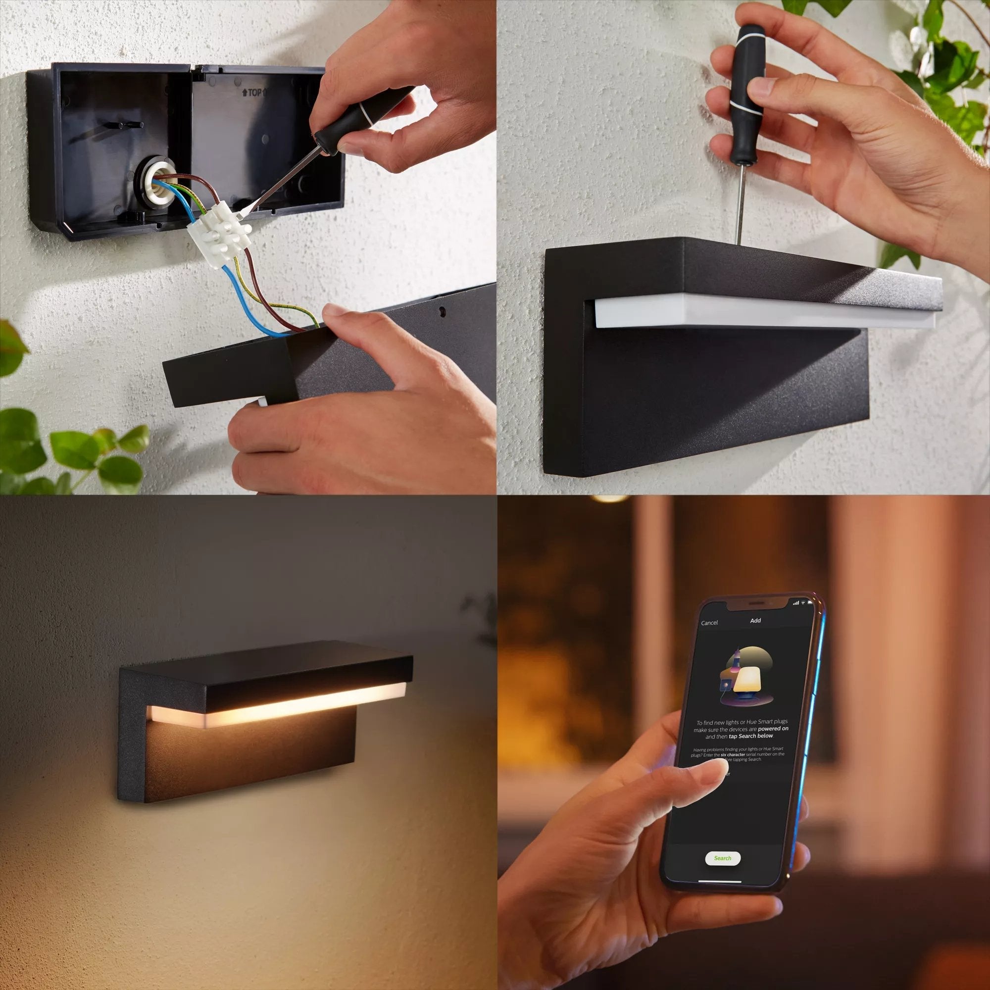 Philips Hue Nyro  Kinkiet Black 1x13.5 W