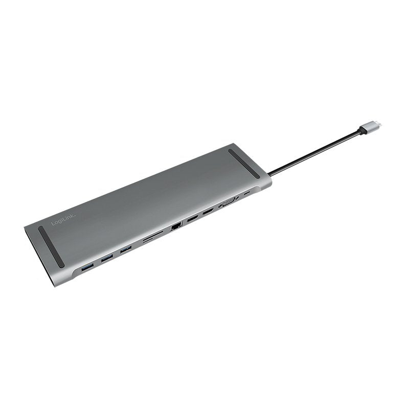 EAN 4052792062847 - LogiLink UA0373 base para portátil y replicador de puertos Alámbrico USB 3.2 Gen 1 (3.1 Gen 1) Type-C Alu imagen 4