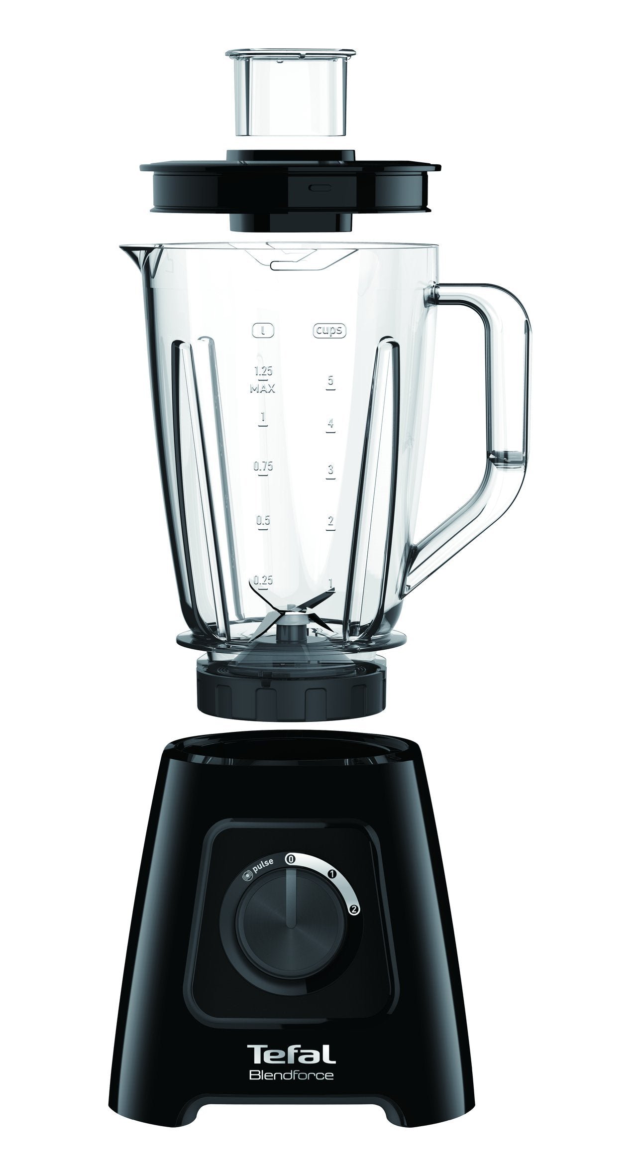Tefal Blendforce Ii Bl4208 Licuadora 1,25 L Batidora De Vaso 600 W Negro